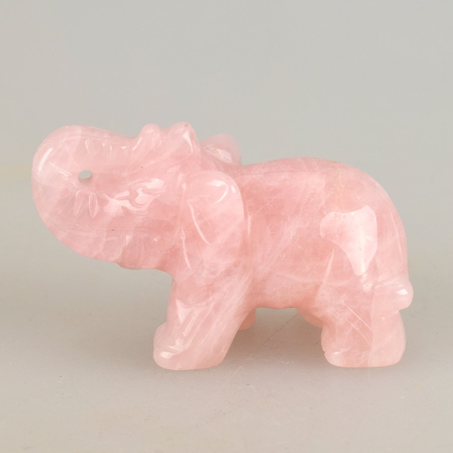 Rose Quartz Elephant | Sunshine Co. - Art, Music, and Therapy